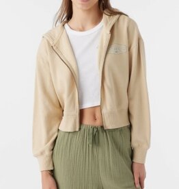 O'Neill O'Neill Girls Darcie Zip Fleece Jacket True Khaki