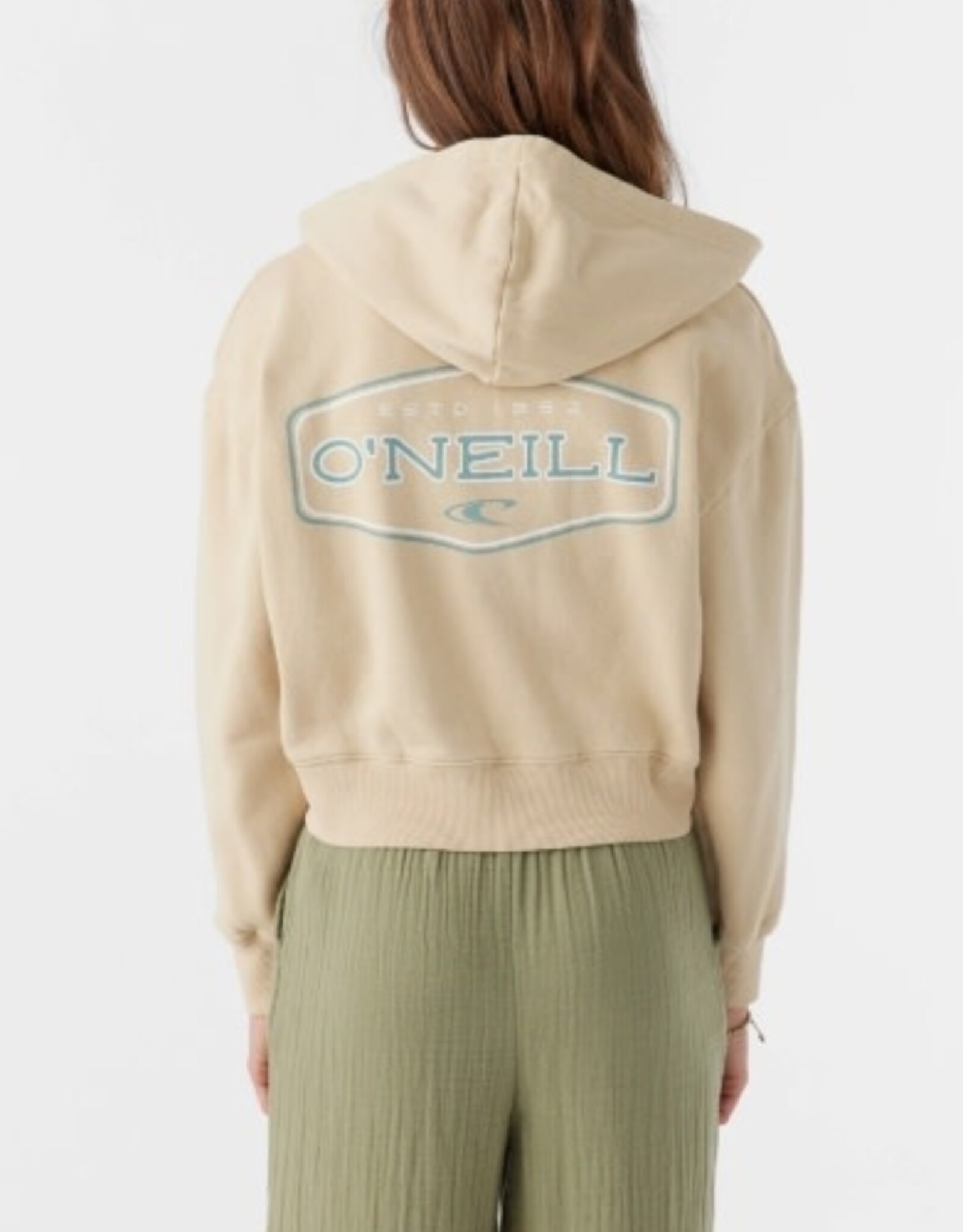 O'Neill O'Neill Girls Darcie Zip Fleece Jacket True Khaki