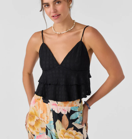 O'Neill O'Neill Chloey Tiered Tank Black