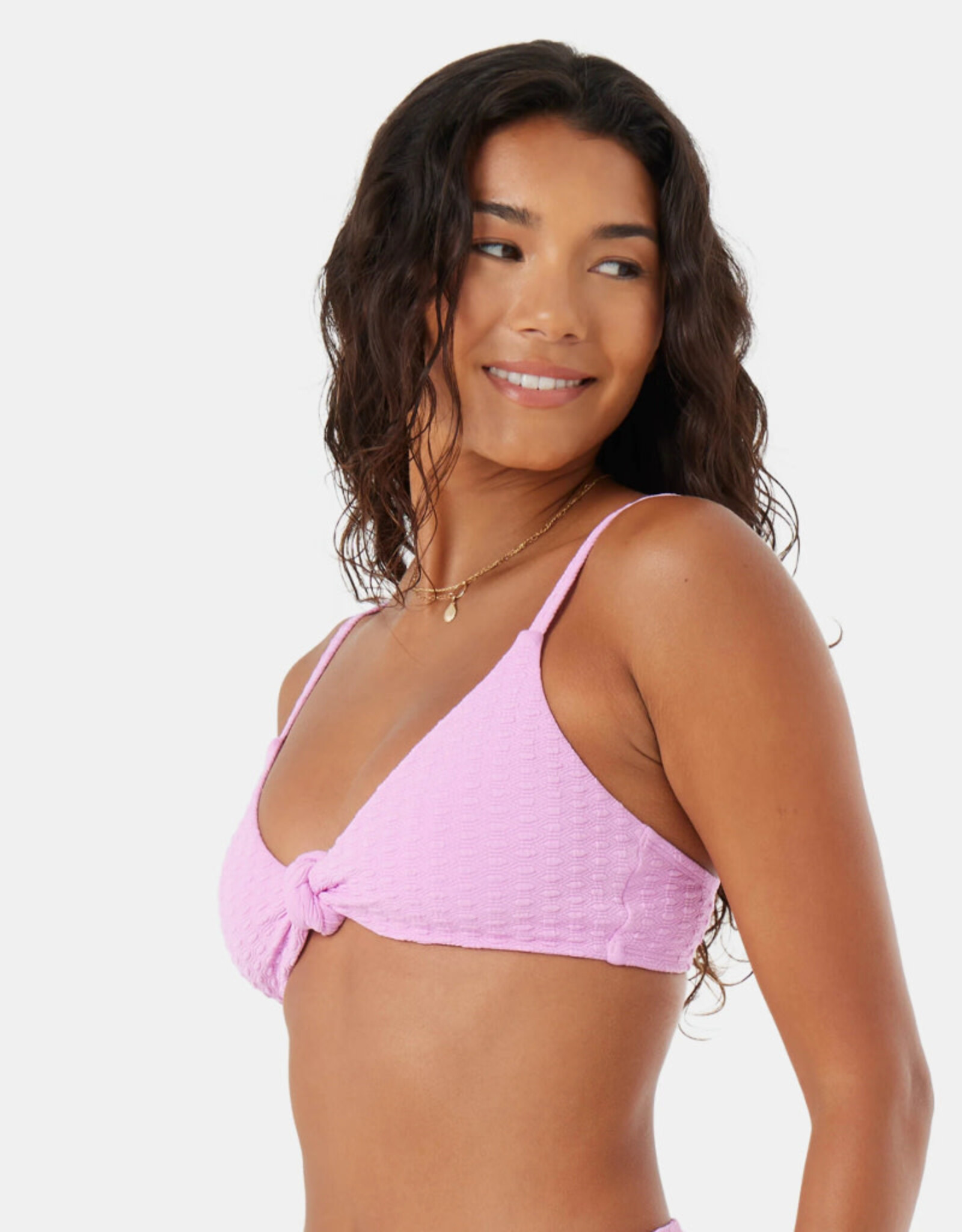 Roxy Roxy Haliewa Knot Bralette Bikini Top Lilac