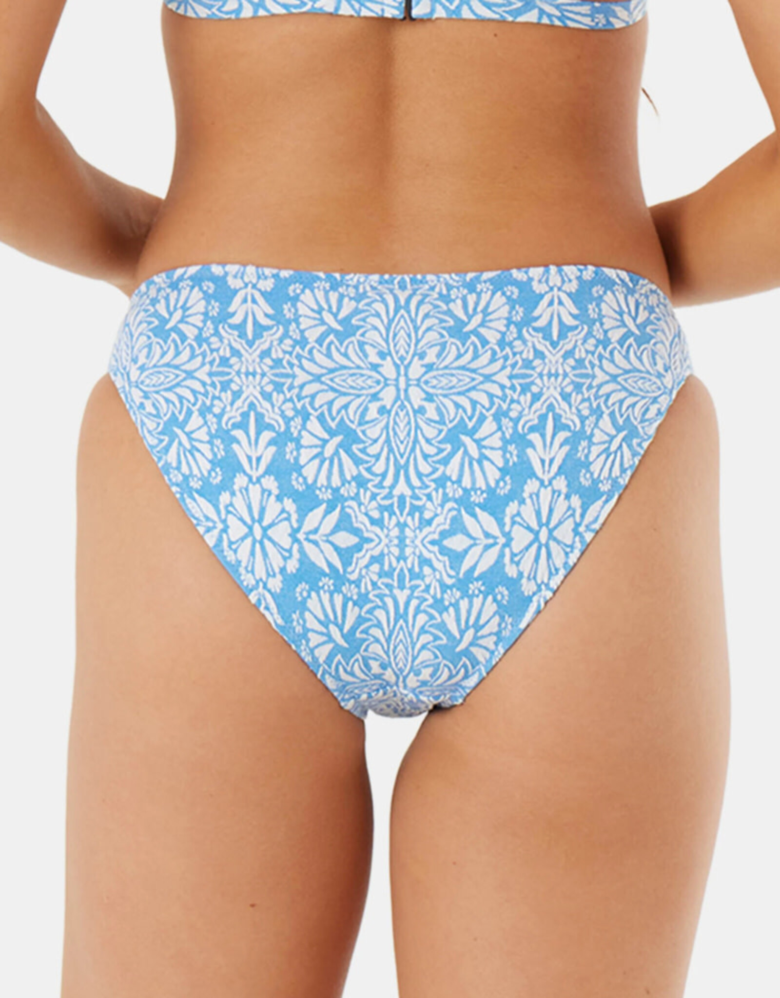 Roxy Roxy Tile Tranquility Hipster Bikini Bottoms Blue