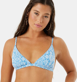Roxy Roxy Tile Tranquility Fixed Triangle Bikini Top Blue