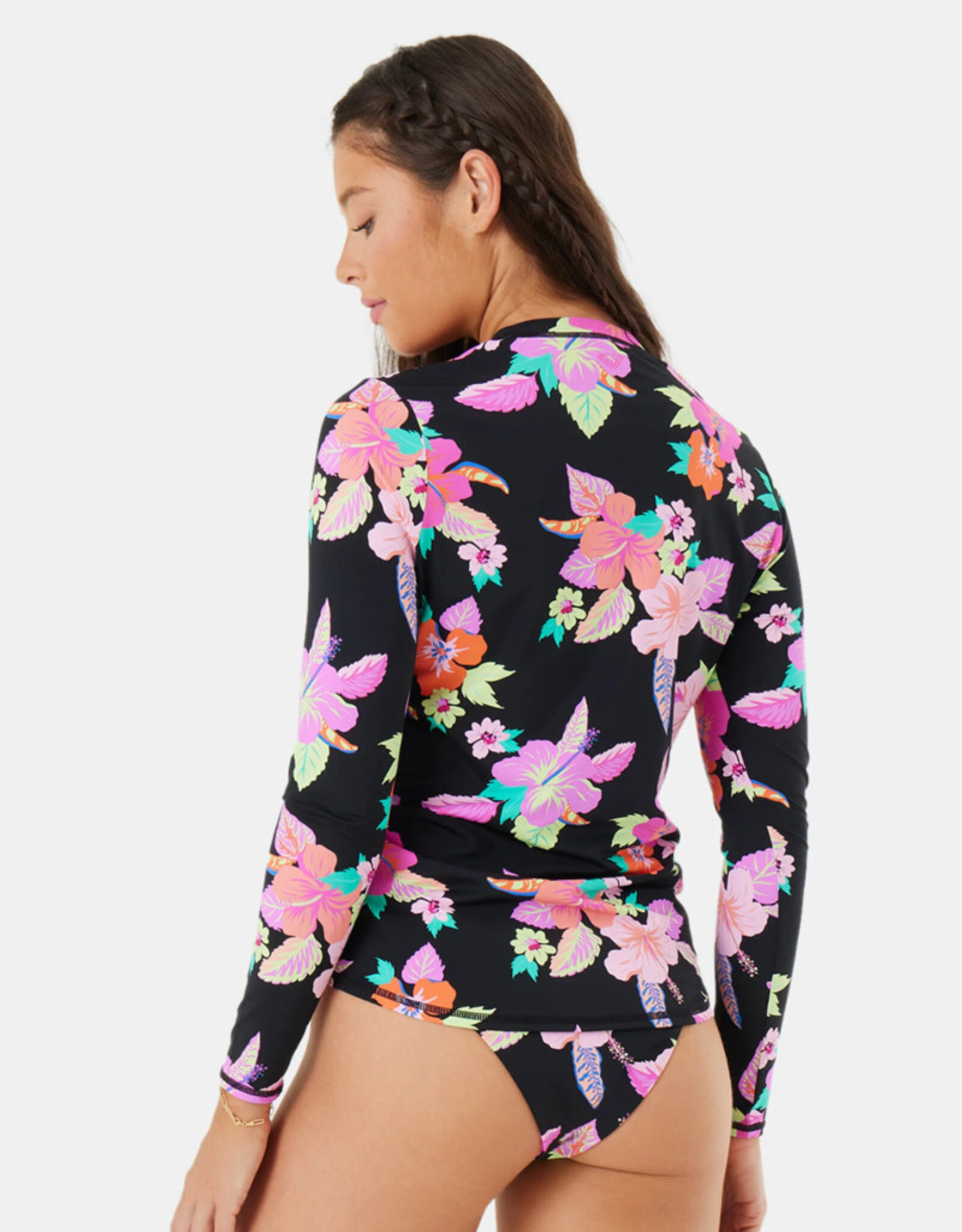 Roxy Roxy Wanderlust Sea Skippin Long Sleeve Rashguard Multi