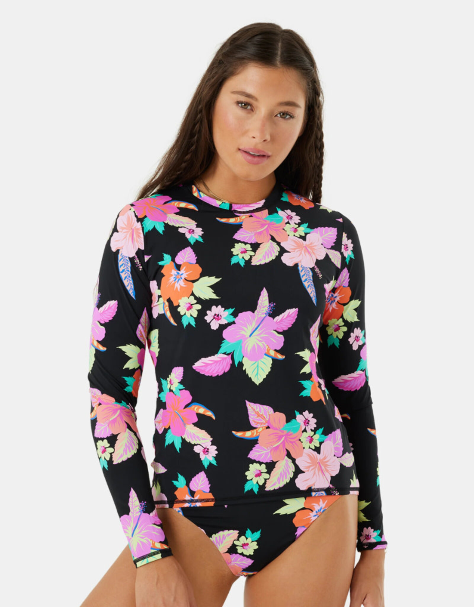 Roxy Roxy Wanderlust Sea Skippin Long Sleeve Rashguard Multi