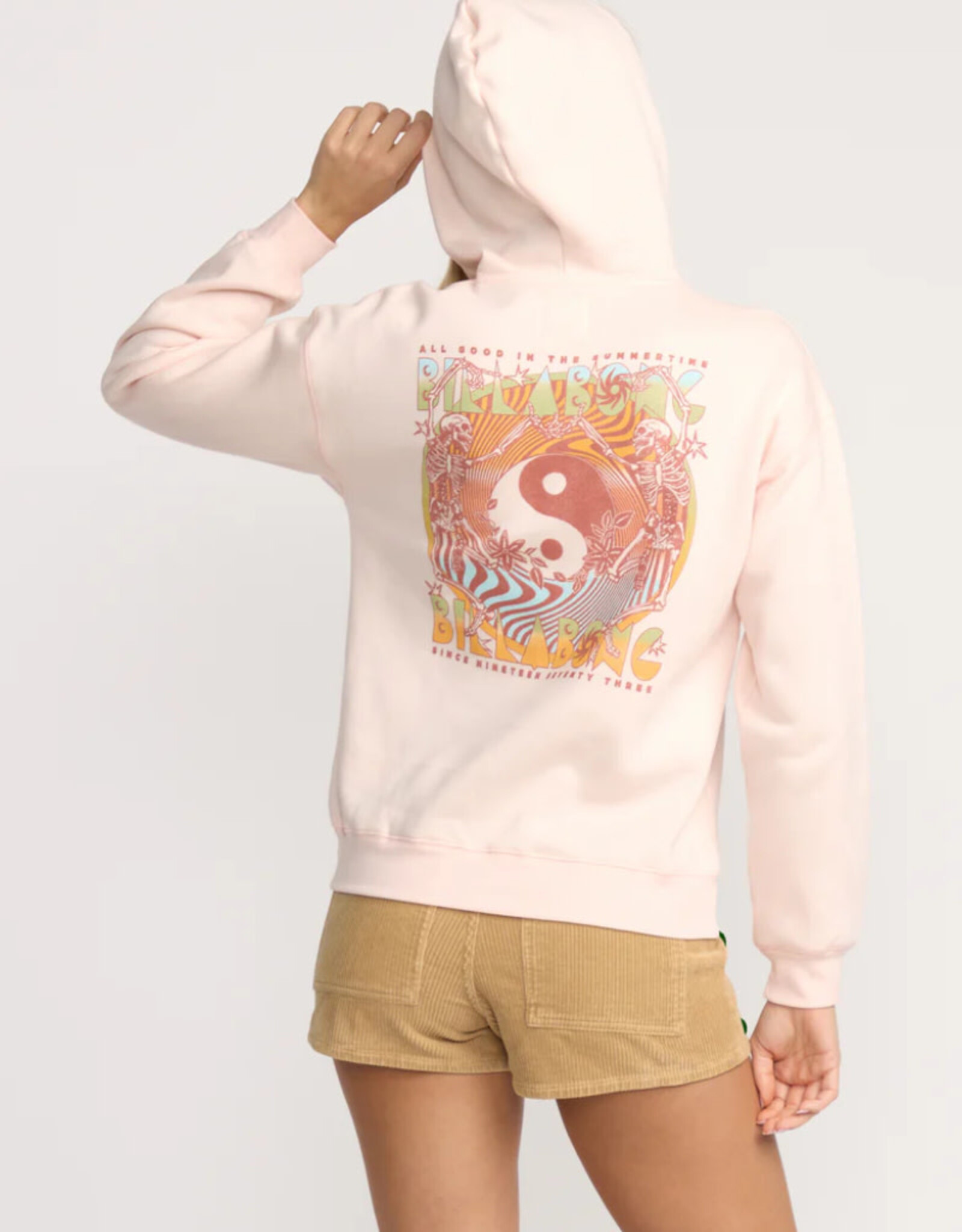 Billabong Billabong All Good In Summer Pullover Hoodie Light Peach