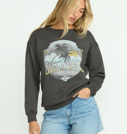 Billabong Billabong Wonderland Calls Crewneck Sweatshirt Off Black