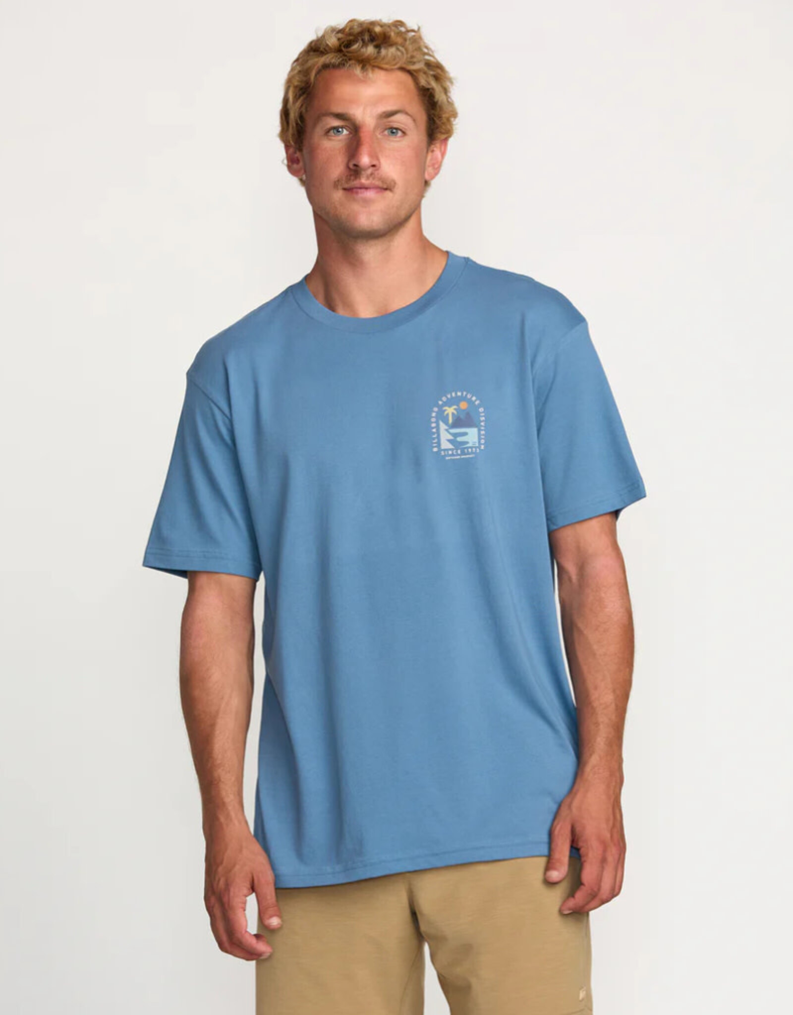 Billabong Billabong Sundown Adventure Division Short Sleeve Tee Carolina Blue