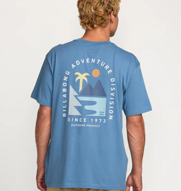 Billabong Billabong Sundown Adventure Division Short Sleeve Tee Carolina Blue