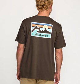 Billabong Billabong Range Adventure Division Short Sleeve Tee Chocolate Billabong Billabong Range Adventure Division Short Sleeve Tee Chocolate