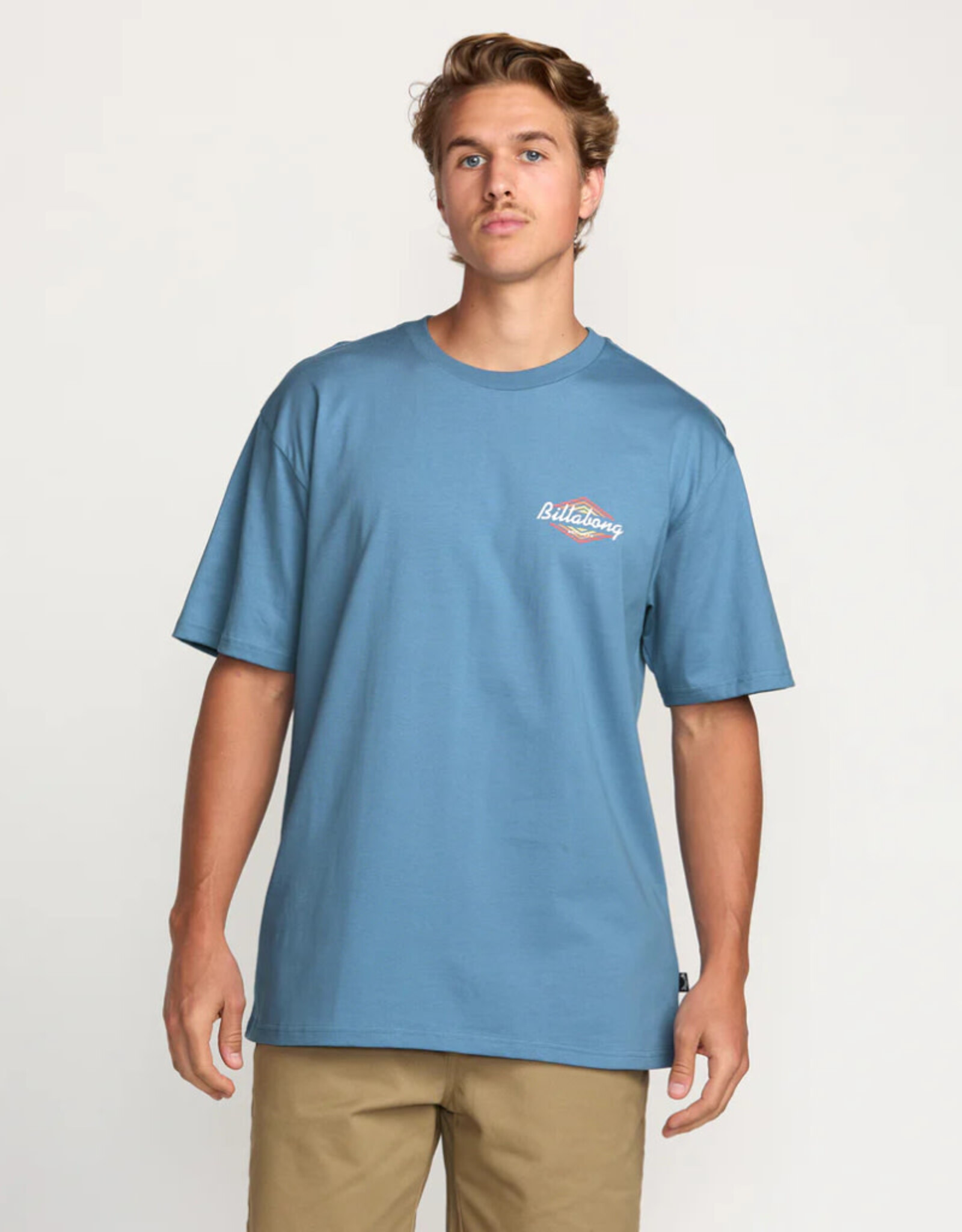 Billabong Billabong Walled Regular Short Sleeve Tee Carolina Blue