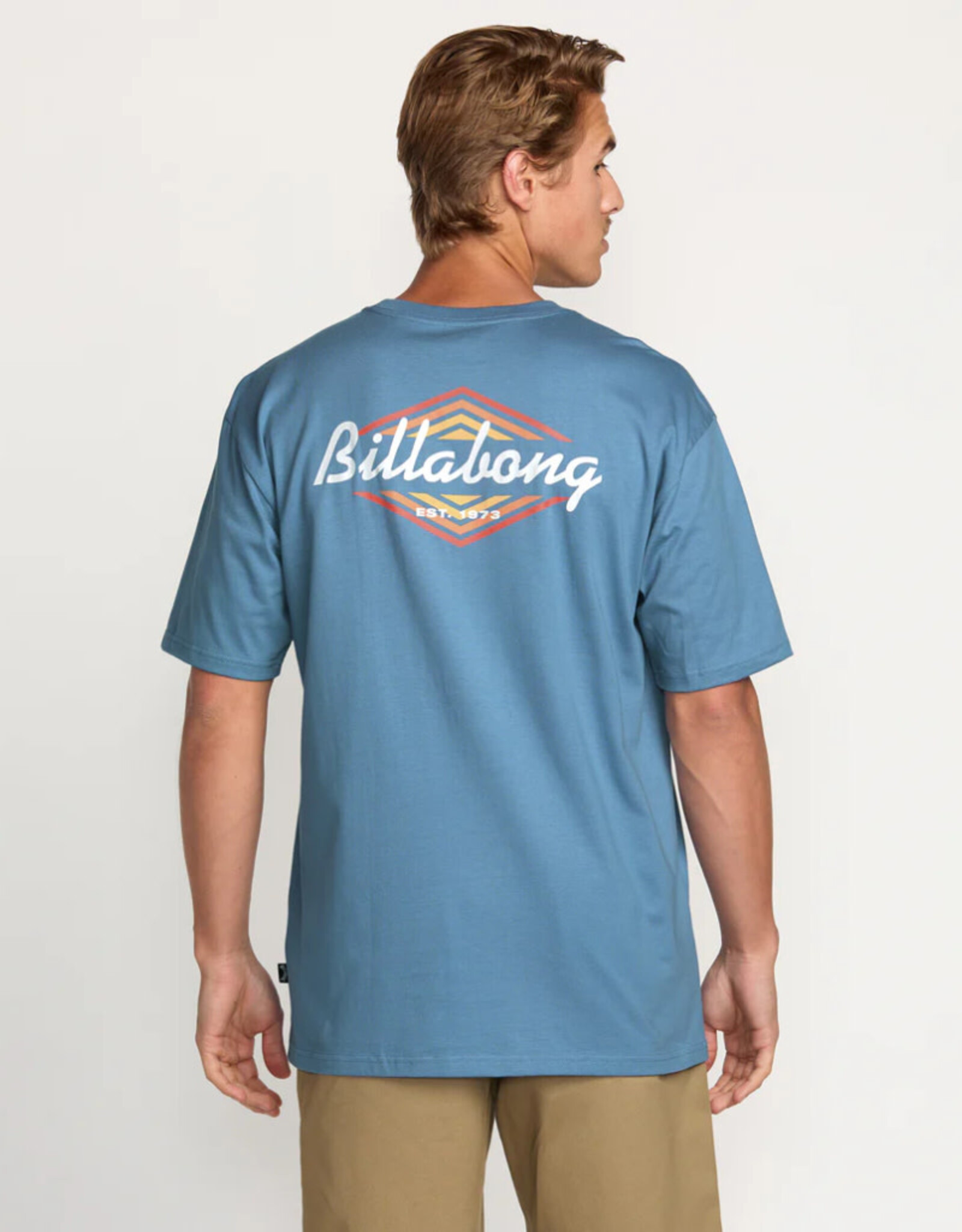 Billabong Billabong Walled Regular Short Sleeve Tee Carolina Blue