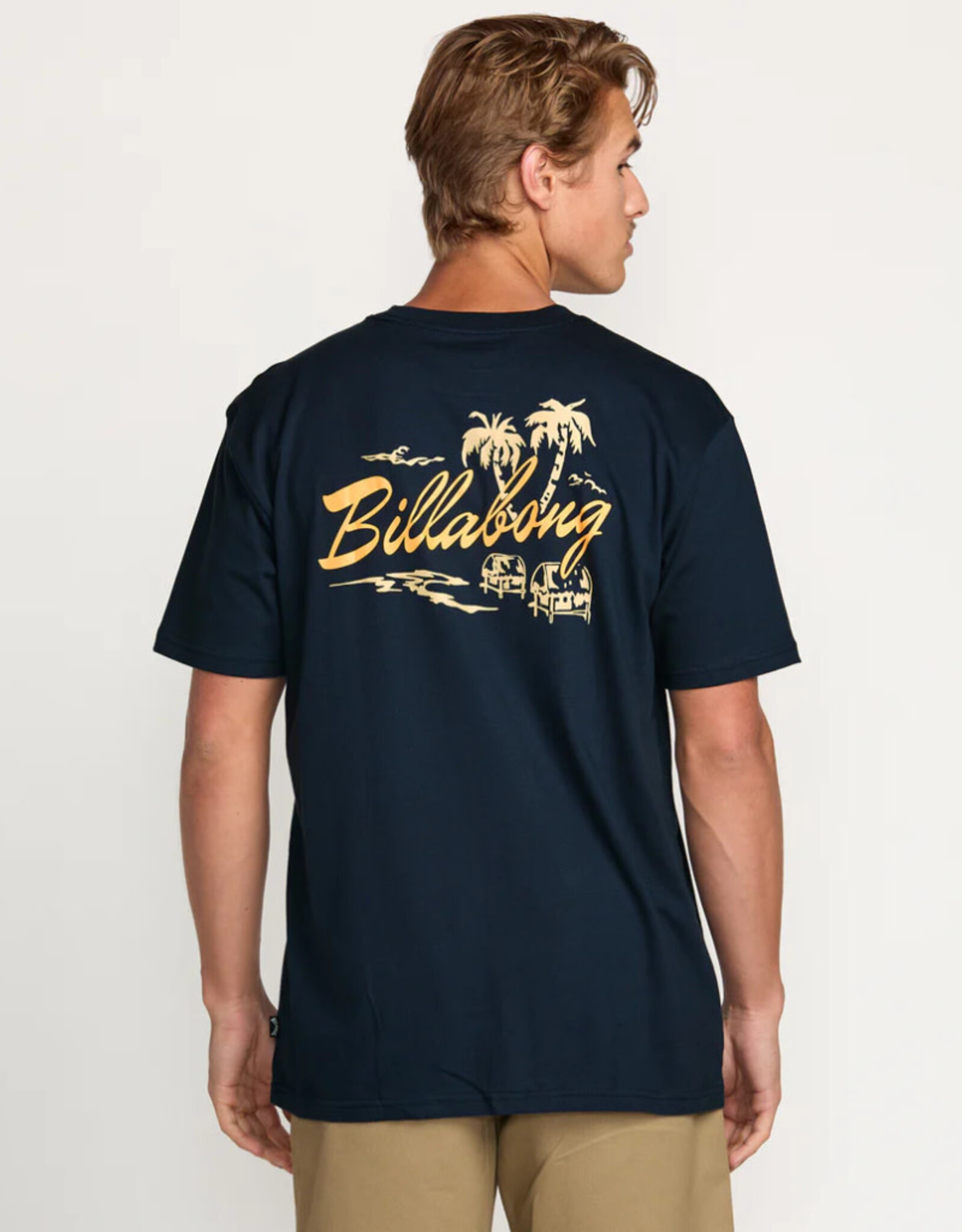 Billabong Billabong Skull Island Premium Short Sleeve Tee Navy