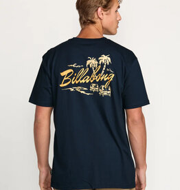 Billabong Billabong Skull Island Premium Short Sleeve Tee Navy