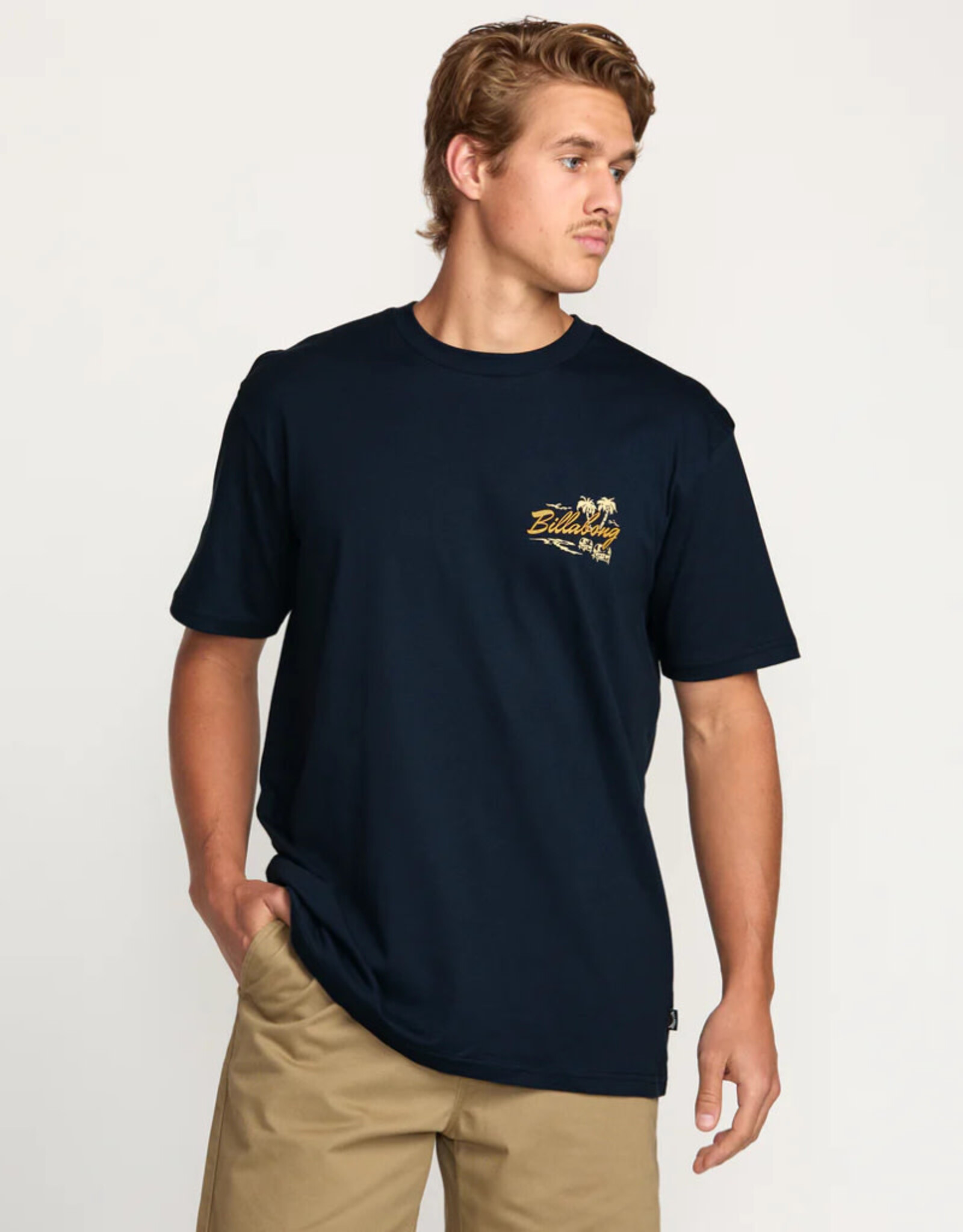 Billabong Billabong Skull Island Premium Short Sleeve Tee Navy