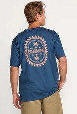 Billabong Billabong Sun Rays Regular Short Sleeve Tee Deep Blue