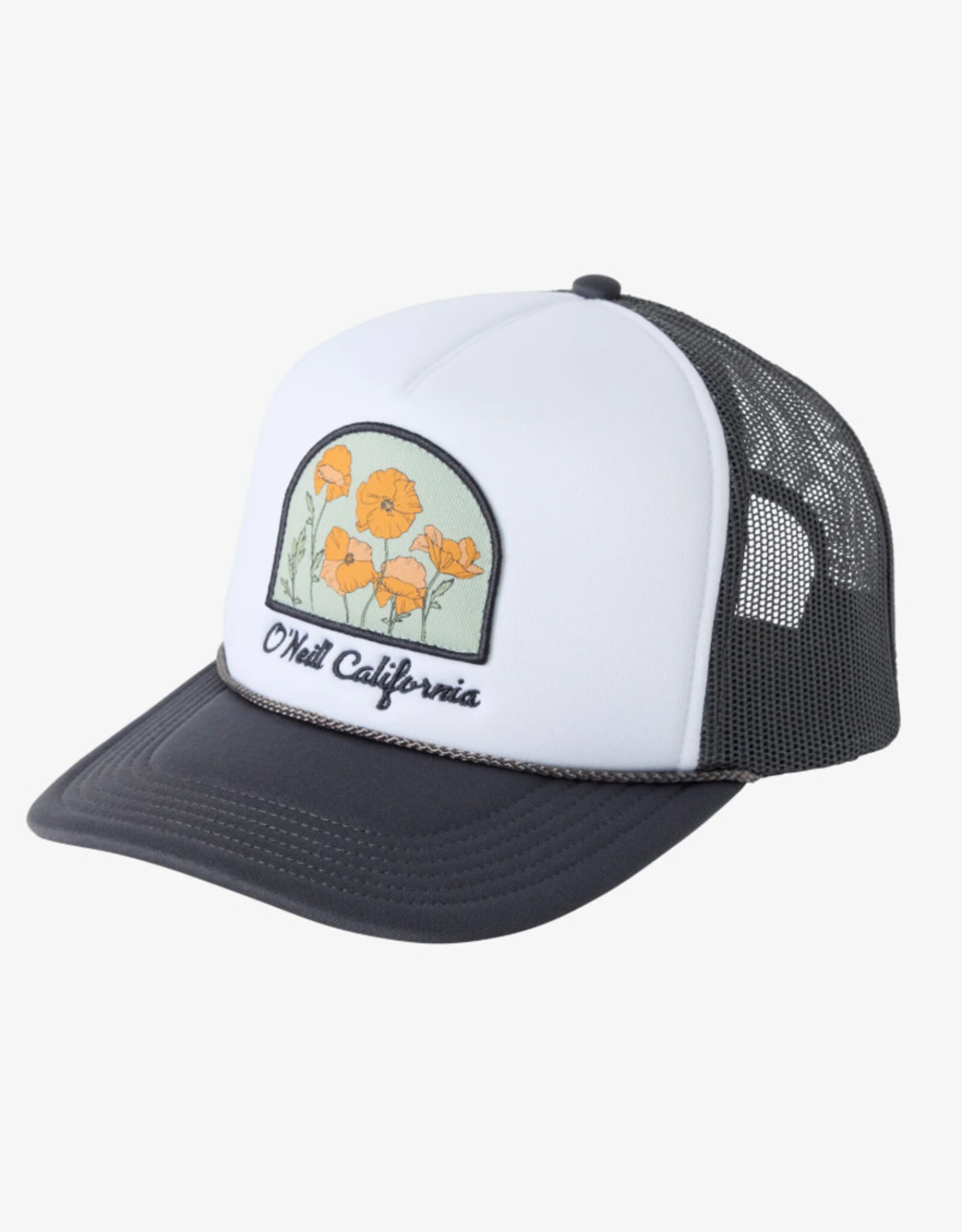 O'Neill O'Neill Arlie CA Trucker Hat Washed Black