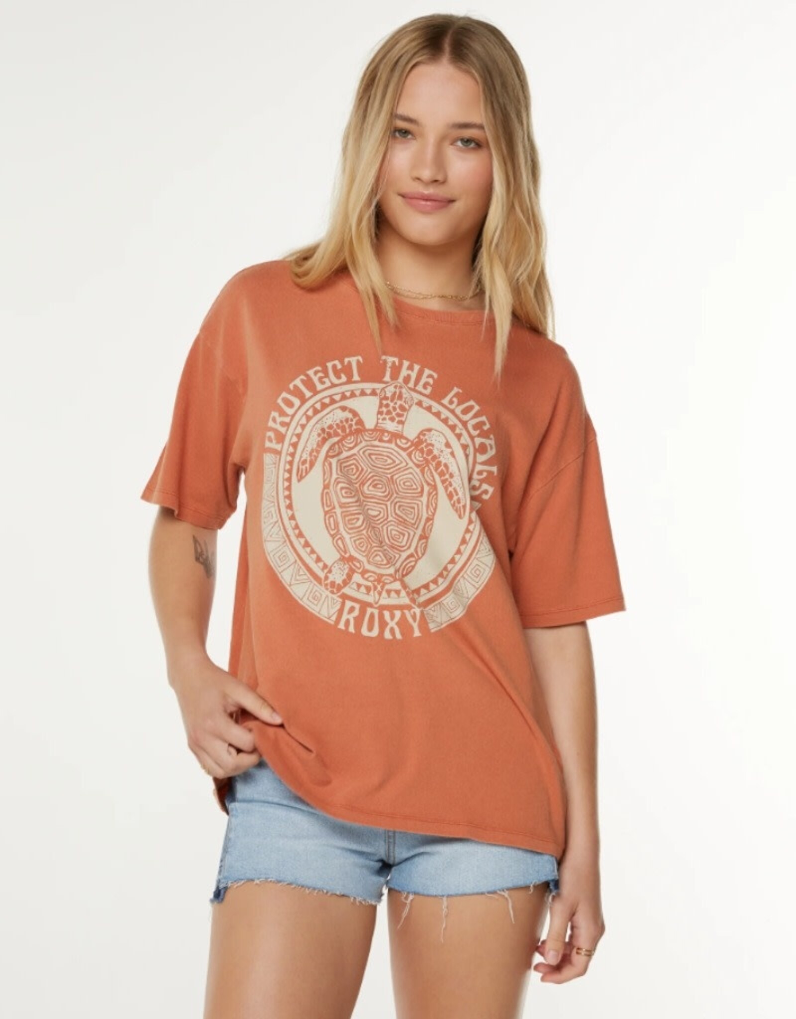 Roxy Roxy Protect The Locals Tee Aragon Protect The Locals
