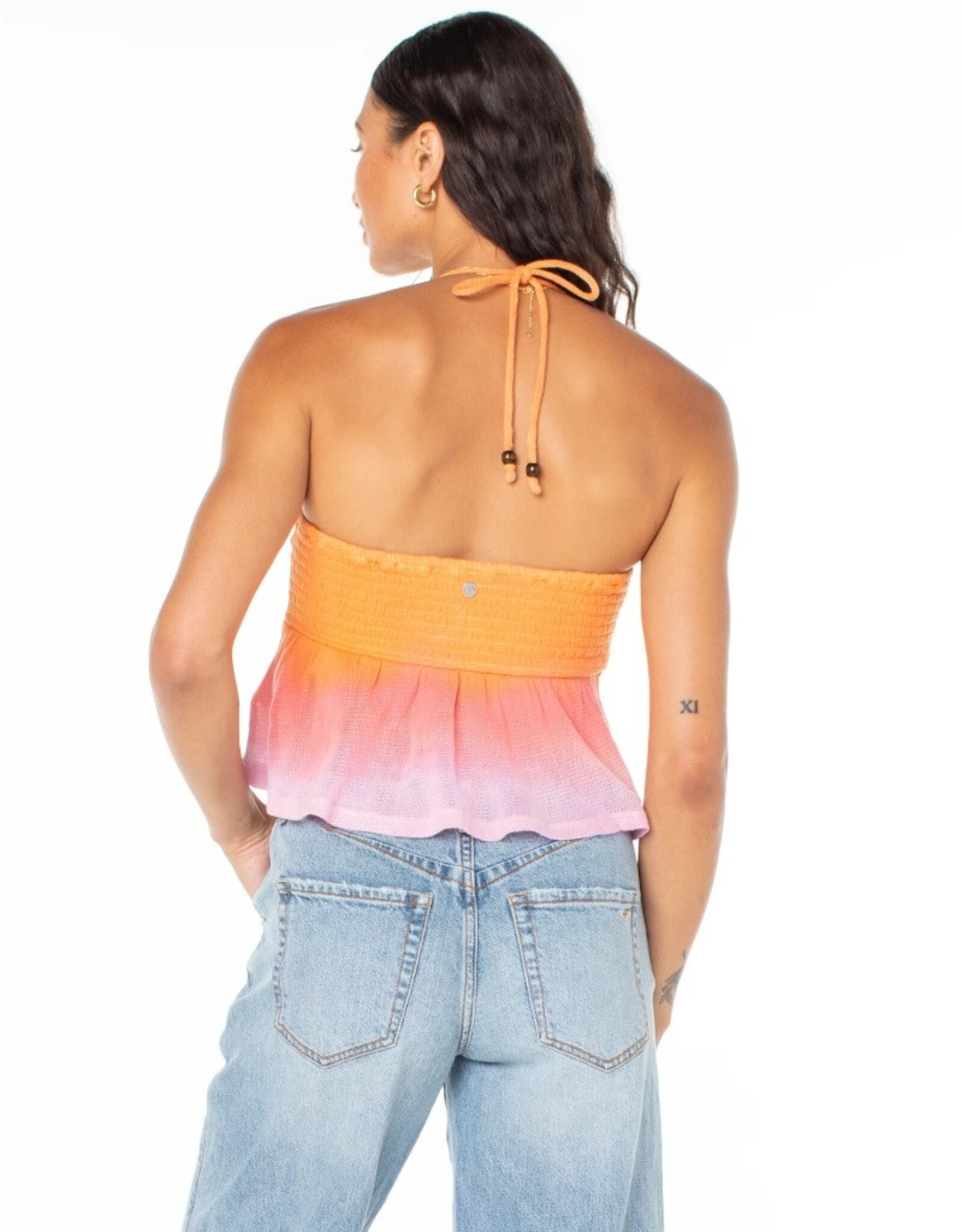 Roxy Roxy Magic Hour Top Sugar Coral Solid