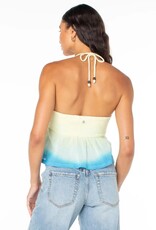 Roxy Roxy Magic Hour Top Azure Blue Solid Roxy Roxy Magic Hour Top Azure Blue Solid