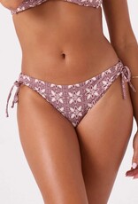 Roxy Roxy Batik Bloom Hipster Lace Bikini Bottoms Port Roxy Roxy Batik Bloom Hipster Lace Bikini Bottoms Port