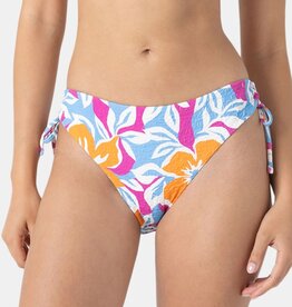 Roxy Roxy Topanga Canyon Lace Up Hipster Bikini Bottom Pastel Floral Multi