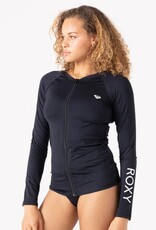Roxy Roxy New Essentials Hooded Zip UPF 50 Rashgaurd Anthracite Roxy Roxy New Essentials Hooded Zip UPF 50 Rashgaurd Anthracite
