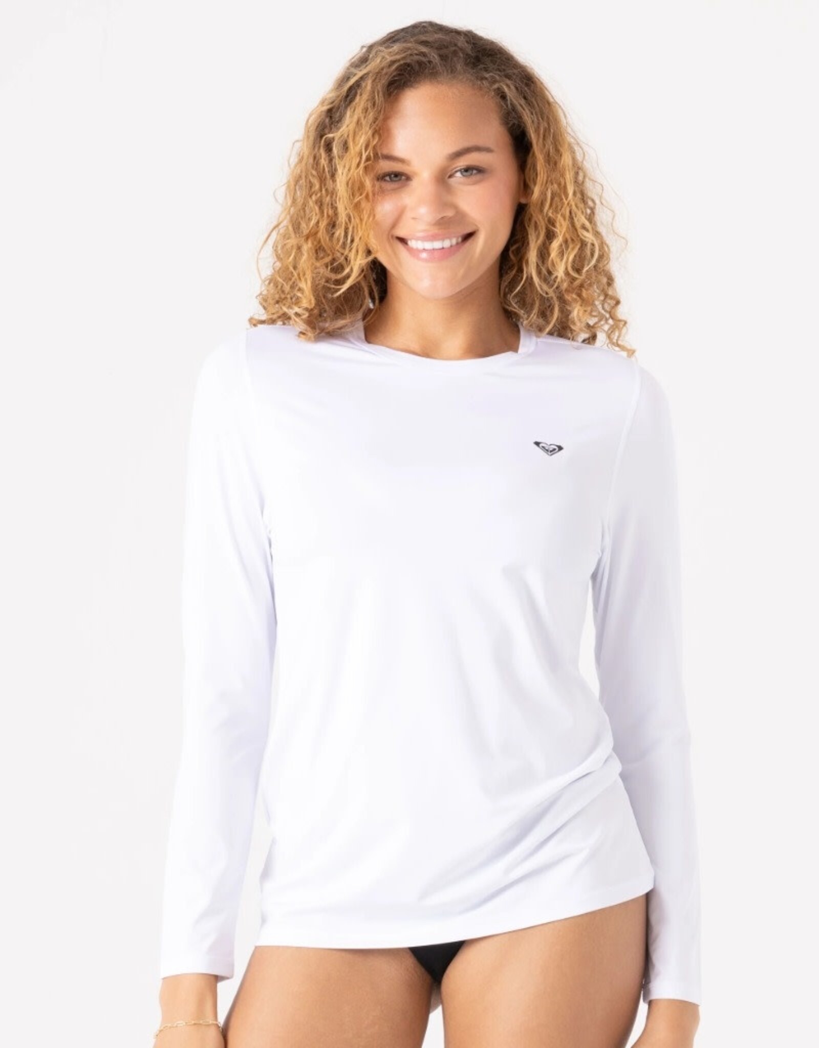 Roxy Roxy New Enjoy Waves Long Sleeve UPF 50 Rashguard Bright White