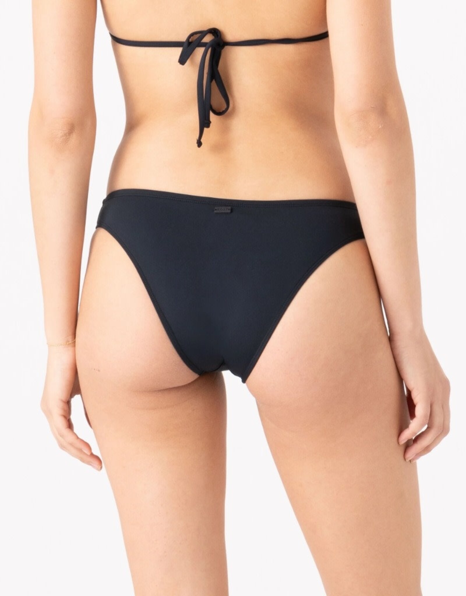 Roxy Roxy Solid Beach Classics Moderate Bikini Bottoms Anthracite