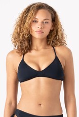 Roxy Roxy Solid Beach Classics Athletic Triangle Bikini Top Anthracite Roxy Roxy Solid Beach Classics Athletic Triangle Bikini Top Anthracite