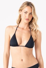 Roxy Roxy Solid Beach Classics Tiki Triangle Bikini Top Anthracite Roxy Roxy Solid Beach Classics Tiki Triangle Bikini Top Anthracite