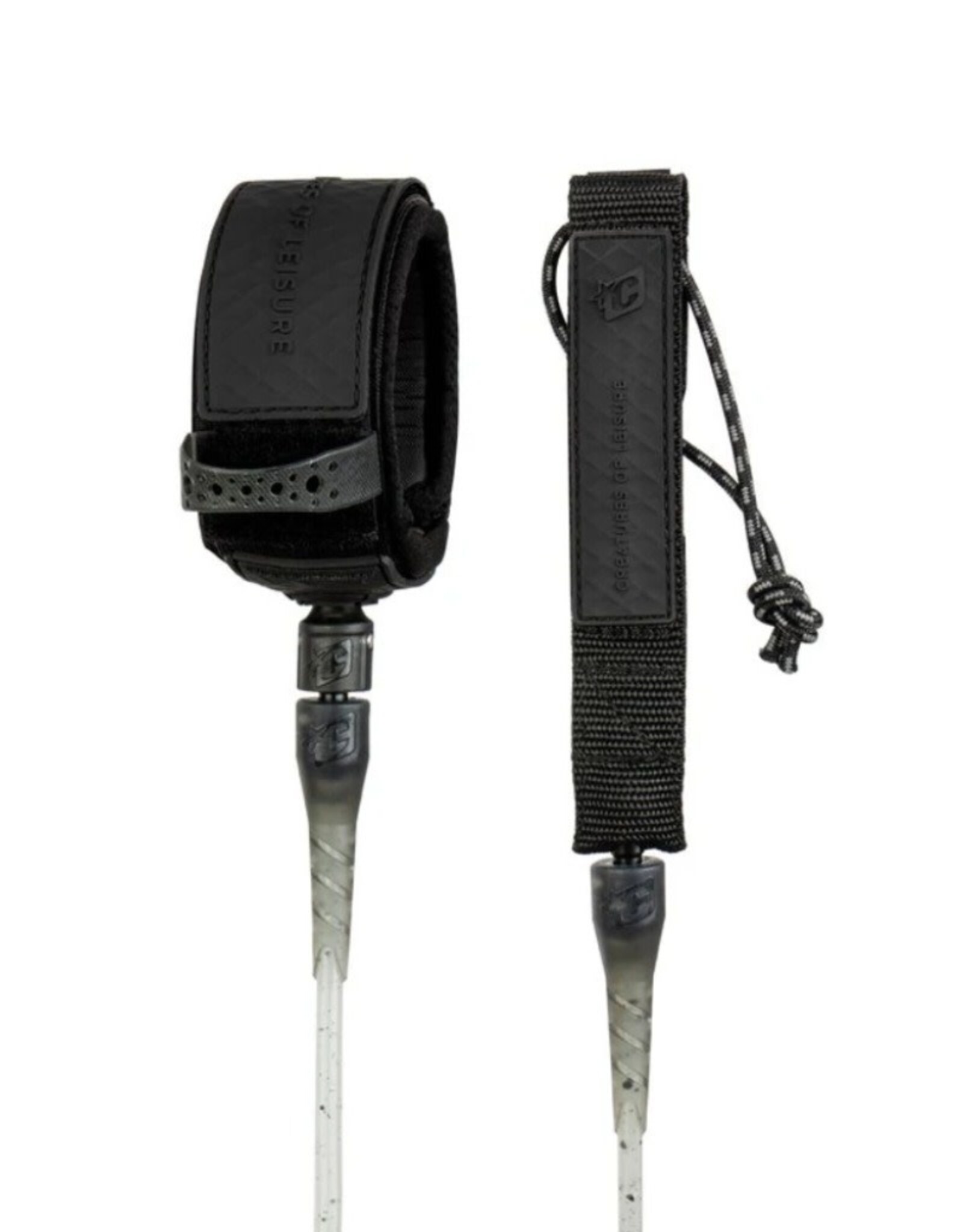 Creatures of Leisure Creatures of Leisure Reliance Comp 6' Leash Cement Speckle Black