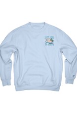 Atlantic Surf Co Atlantic Surf Salty Vibes Crew Fleece Sky Blue
