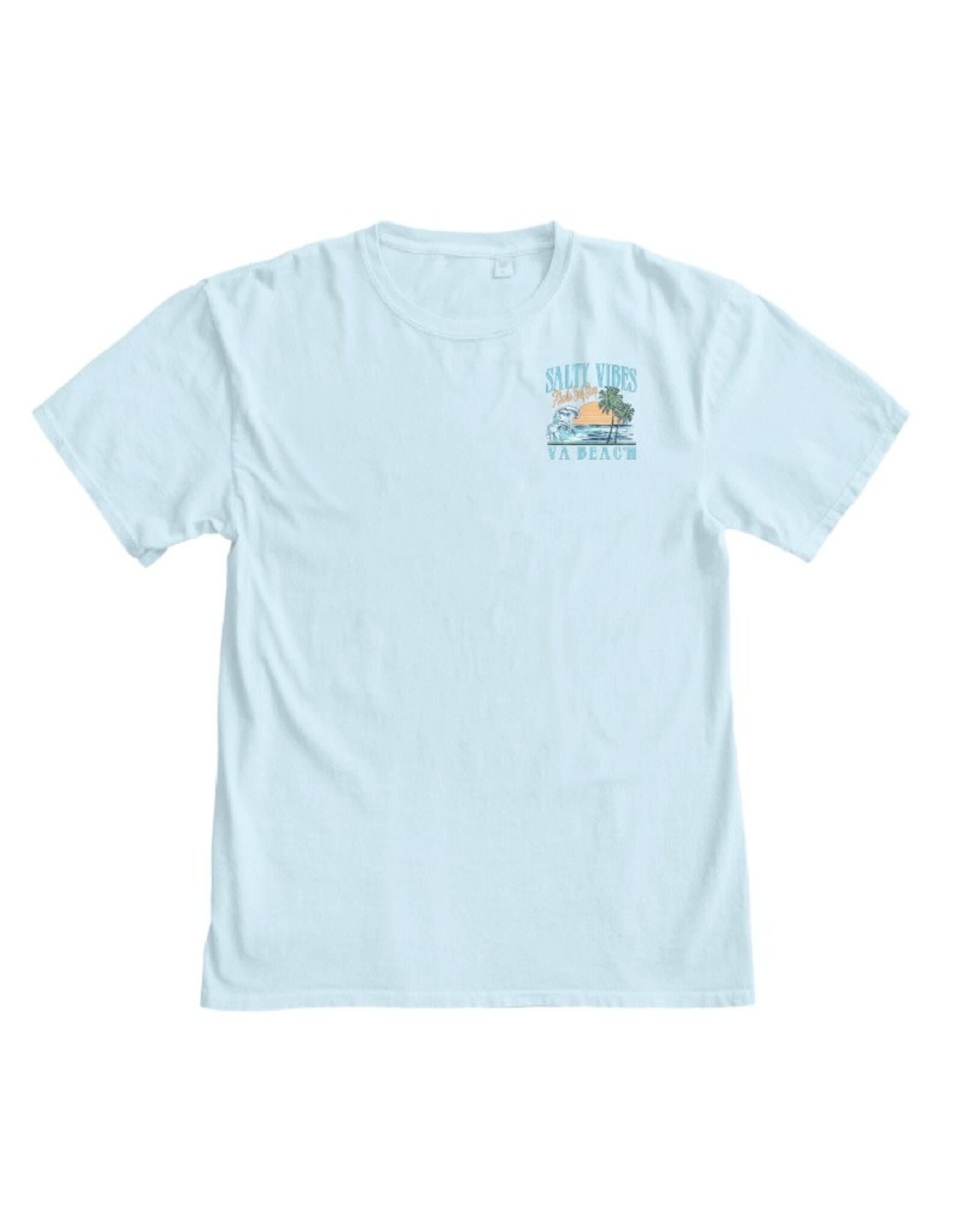 Atlantic Surf Co Atlantic Surf Salty Vibes T-shirt Sky Blue