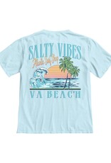 Atlantic Surf Co Atlantic Surf Salty Vibes T-shirt Sky Blue