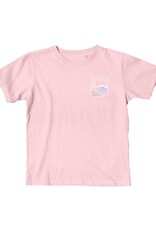 Atlantic Surf Co Atlantic Surf Hibiscus Wave Youth T-shirt Pink