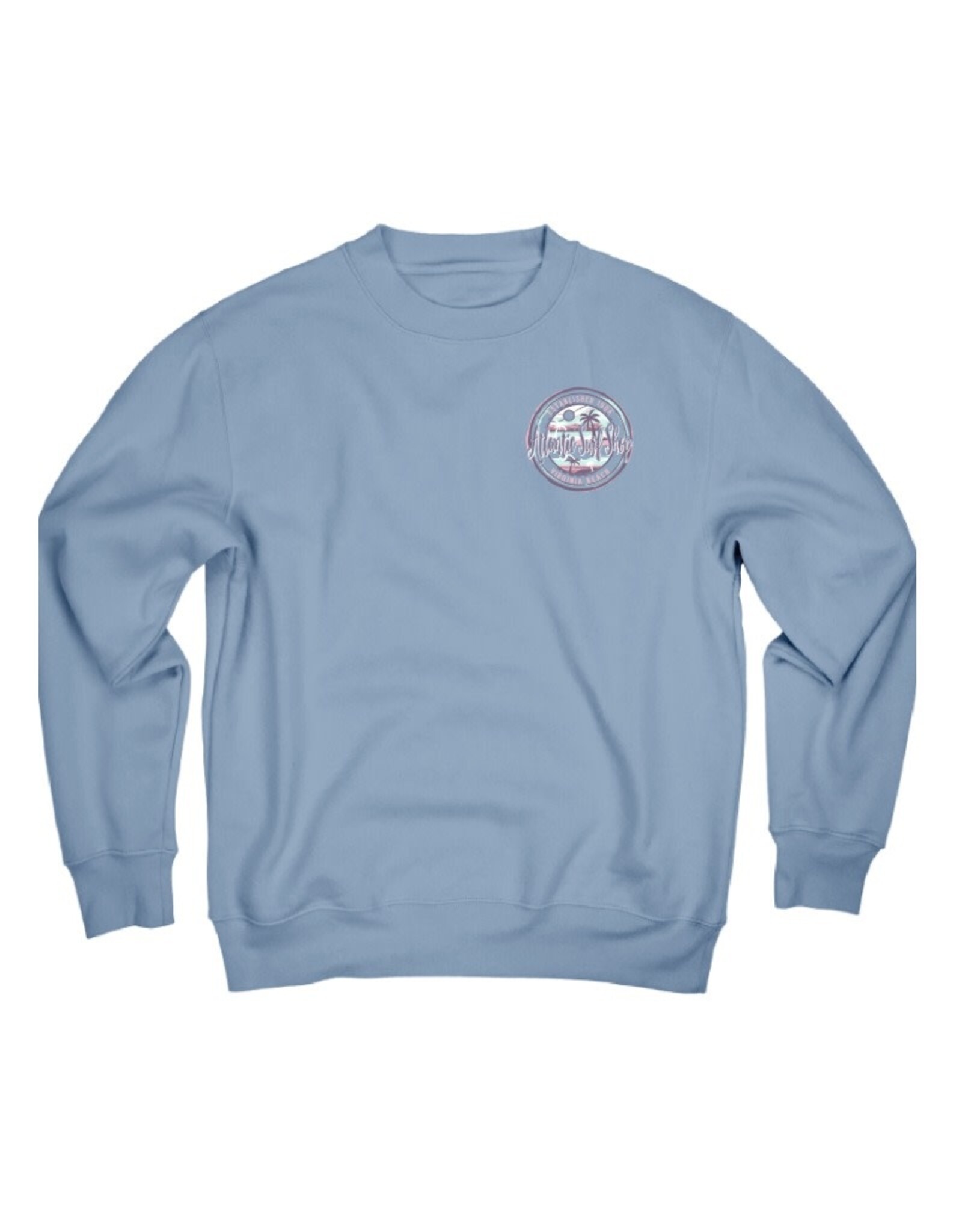 Atlantic Surf Co Atlantic Surf Happiness Waves Crew Fleece