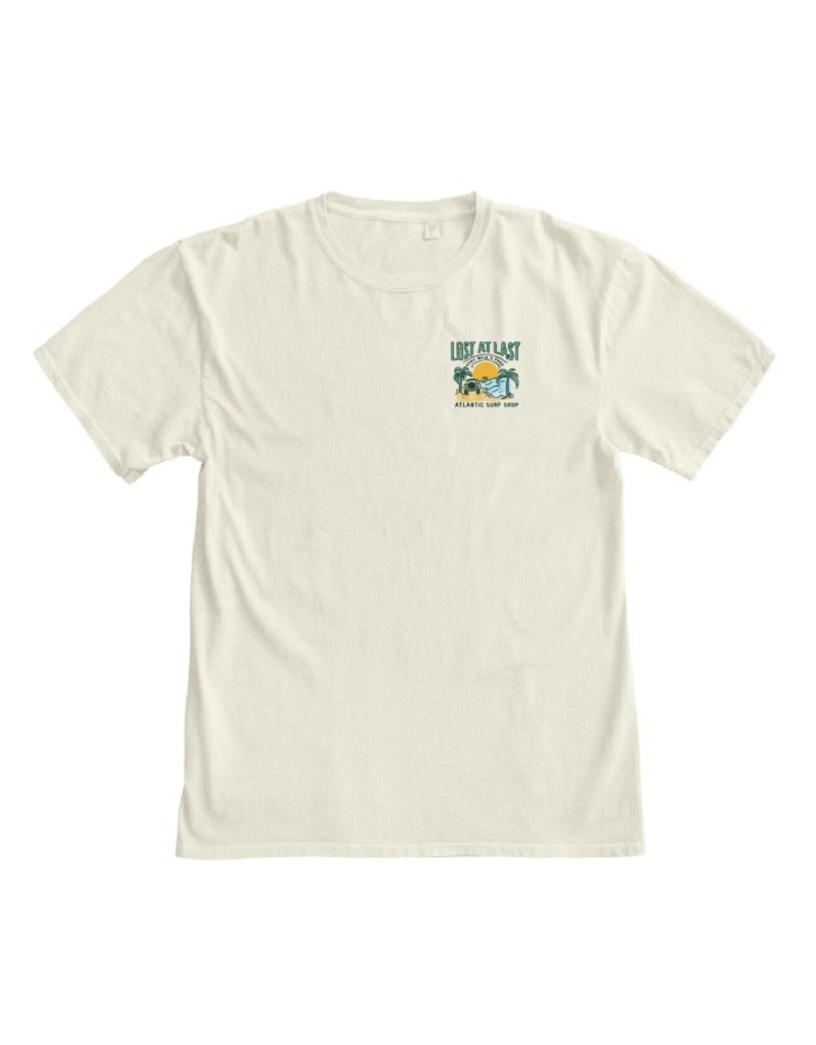 Atlantic Surf Co Atlantic Surf Lost At Last T-shirt Off White