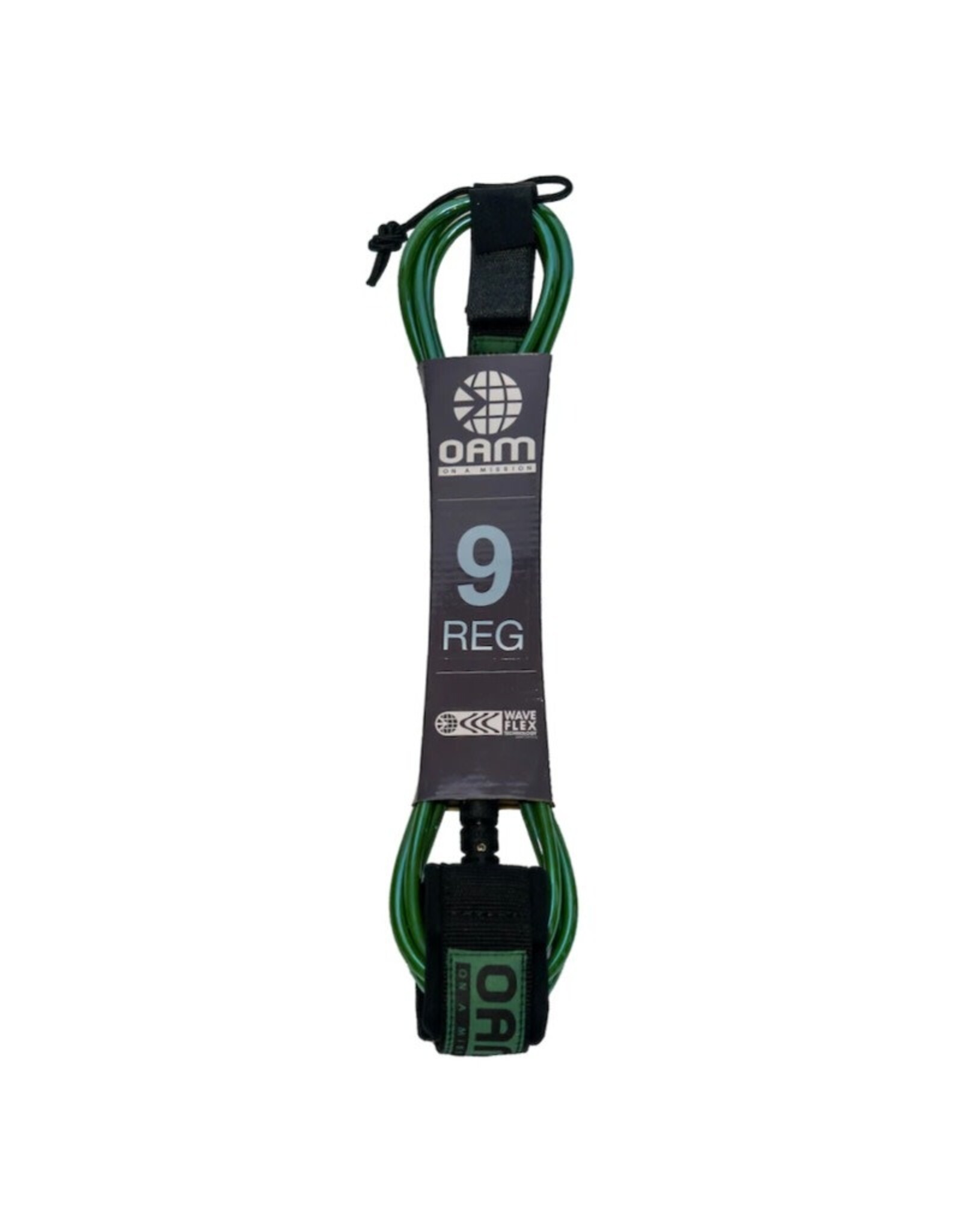 OAM OAM Surfboard Leash Regular 9'0" Army Green