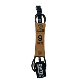 OAM OAM Surfboard Leash Regular 9'0" Black Built in USA