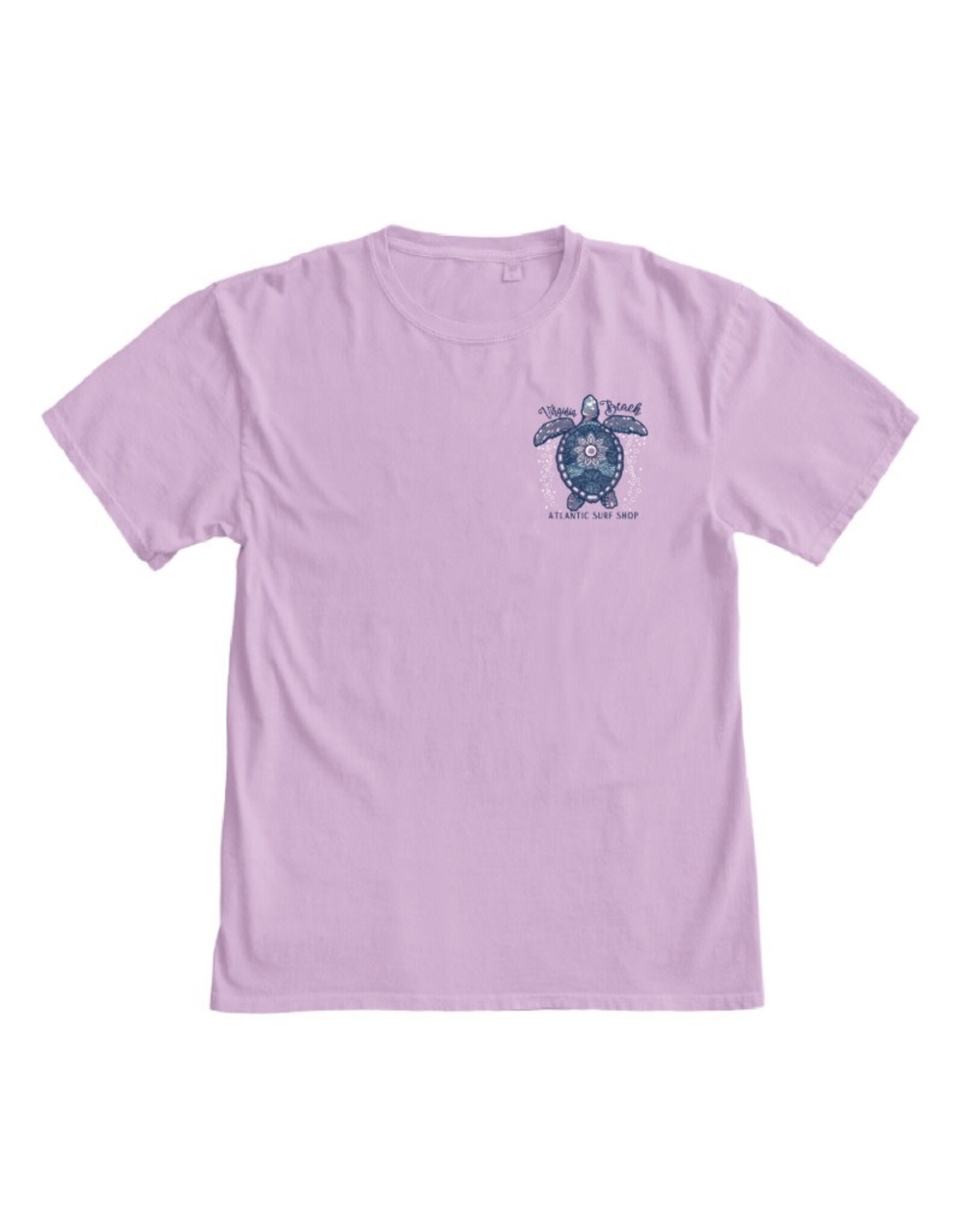 Atlantic Surf Co Atlantic Surf Bubble Sea Turtle T-shirt Light Purple
