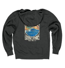 Atlantic Surf Co Atlantic Surf Old School Surf Hoodie Black