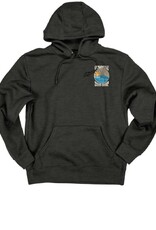 Atlantic Surf Co Atlantic Surf Old School Surf Hoodie Black