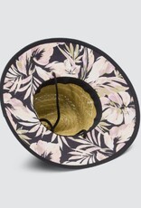 Billabong Billabong Tipton Straw Hat Black Floral