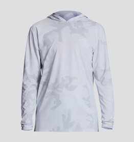 Billabong Billabong Arch Mesh Hooded Long Sleeve Surf Tee Wood Camo