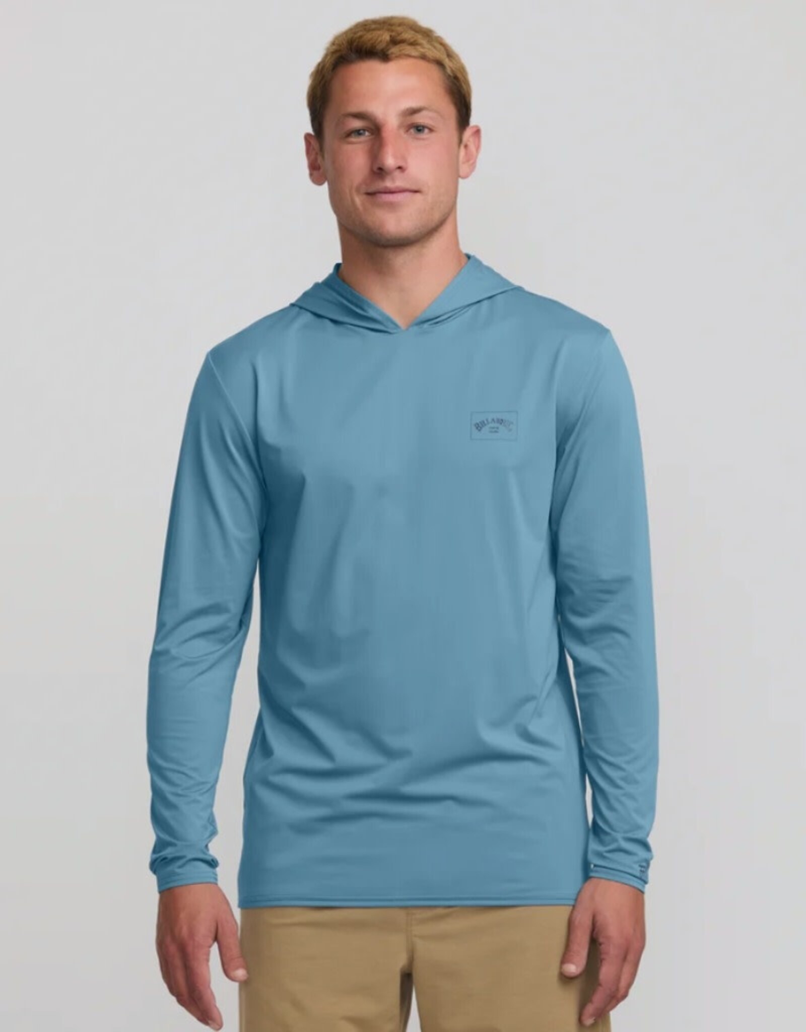 Billabong Billabong Arch Mesh Hooded Long Sleeve Surf Tee Bay Blue