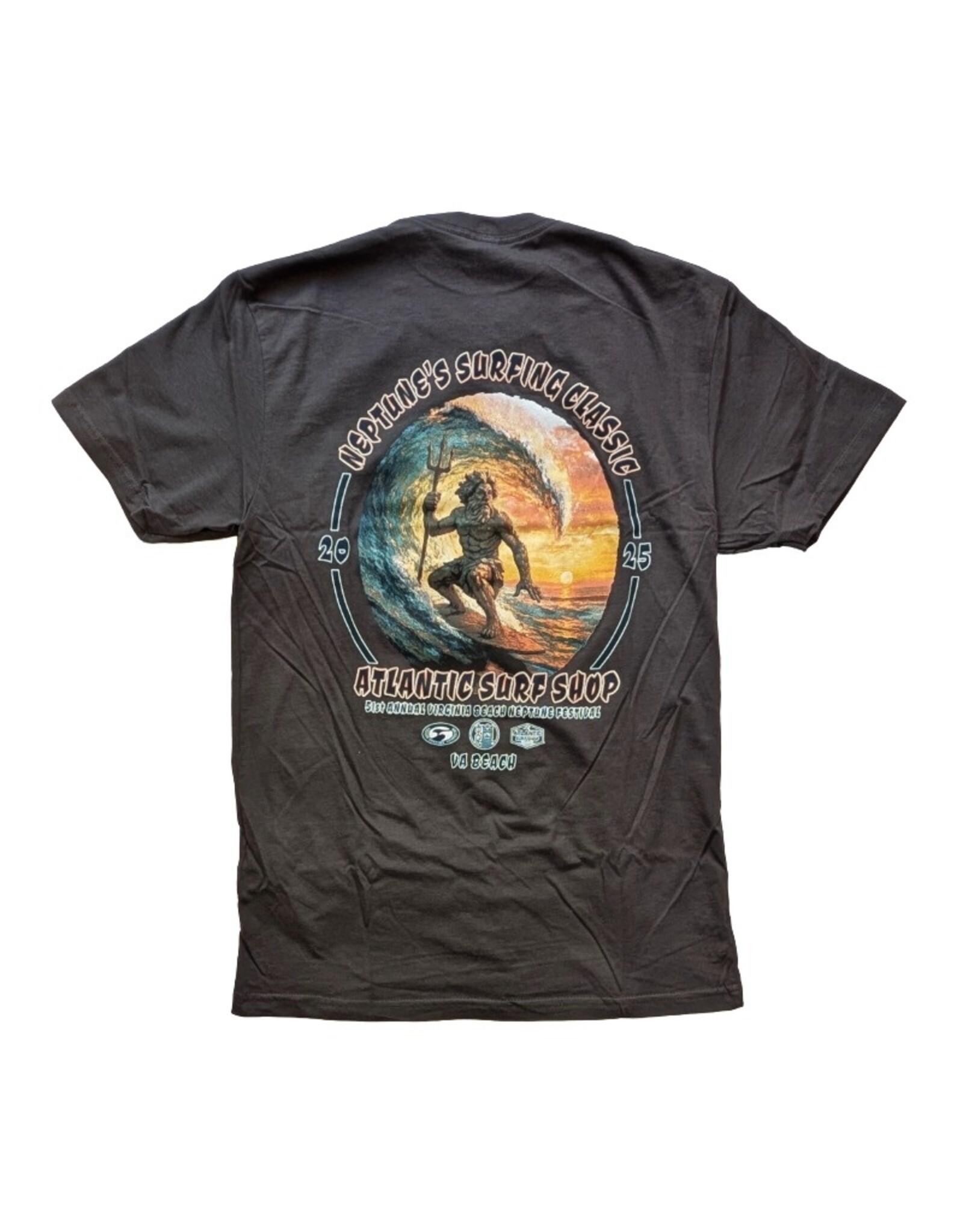 Atlantic Surf Co Atlantic Surf Neptune's Classic 2025 T-shirt Graphite