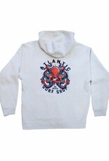 Atlantic Surf Co Atlantic Surf Shop Lurking Octo Hoodie Heather Ivory