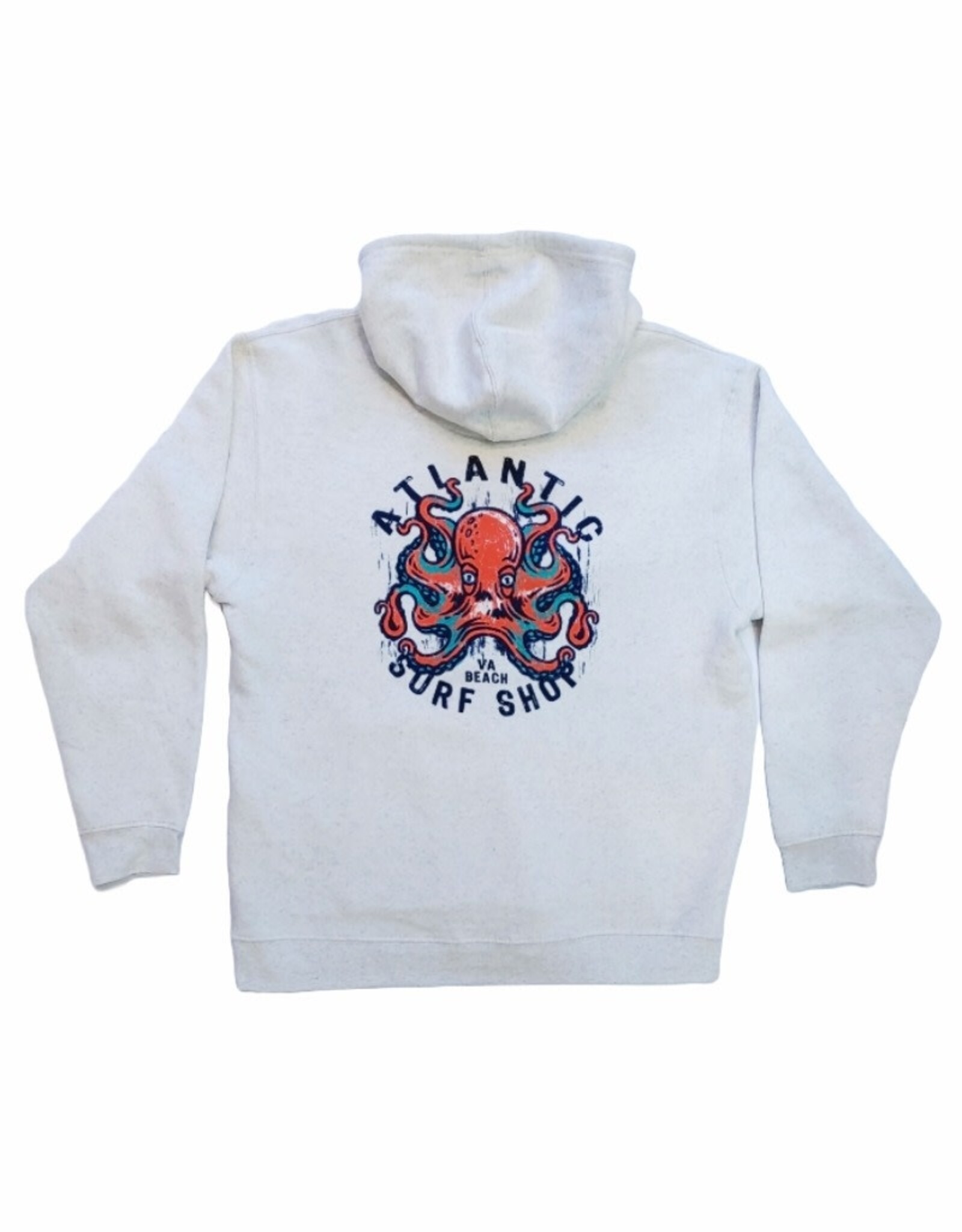 Atlantic Surf Co Atlantic Surf Shop Lurking Octo Hoodie Heather Ivory