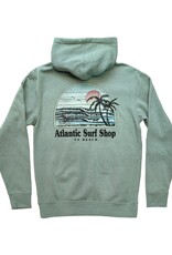 Atlantic Surf Co Atlantic Surf Windy Shoals Hoodie Aloe Green