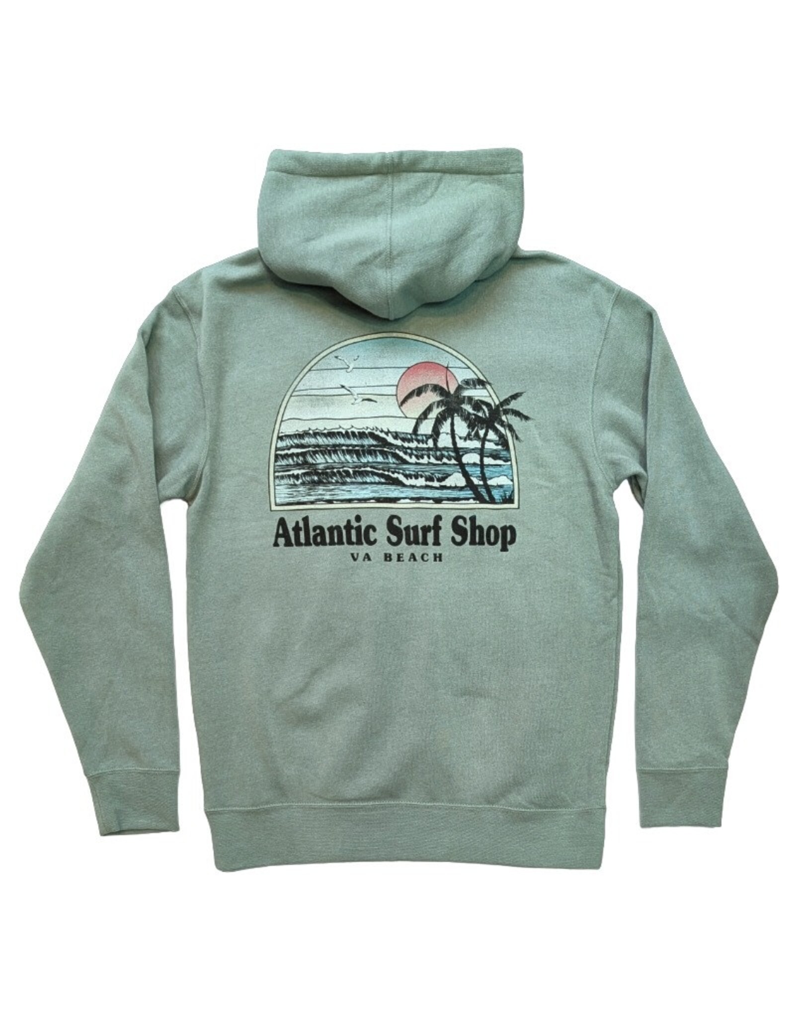 Atlantic Surf Co Atlantic Surf Windy Shoals Hoodie Aloe Green